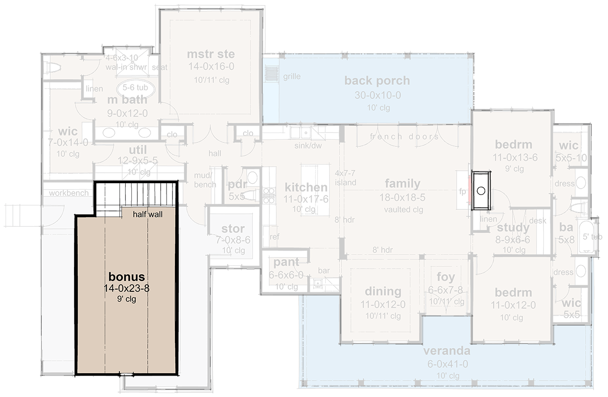 Optionally Finished Bonus Room