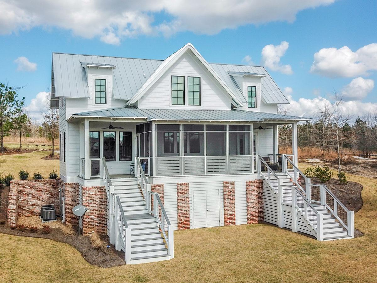 Plan 130006LLS: Cheerful Farmhouse House Plan - Image #2 - Country, Modern Farmhouse, New American, Southern, Traditional, Vacation