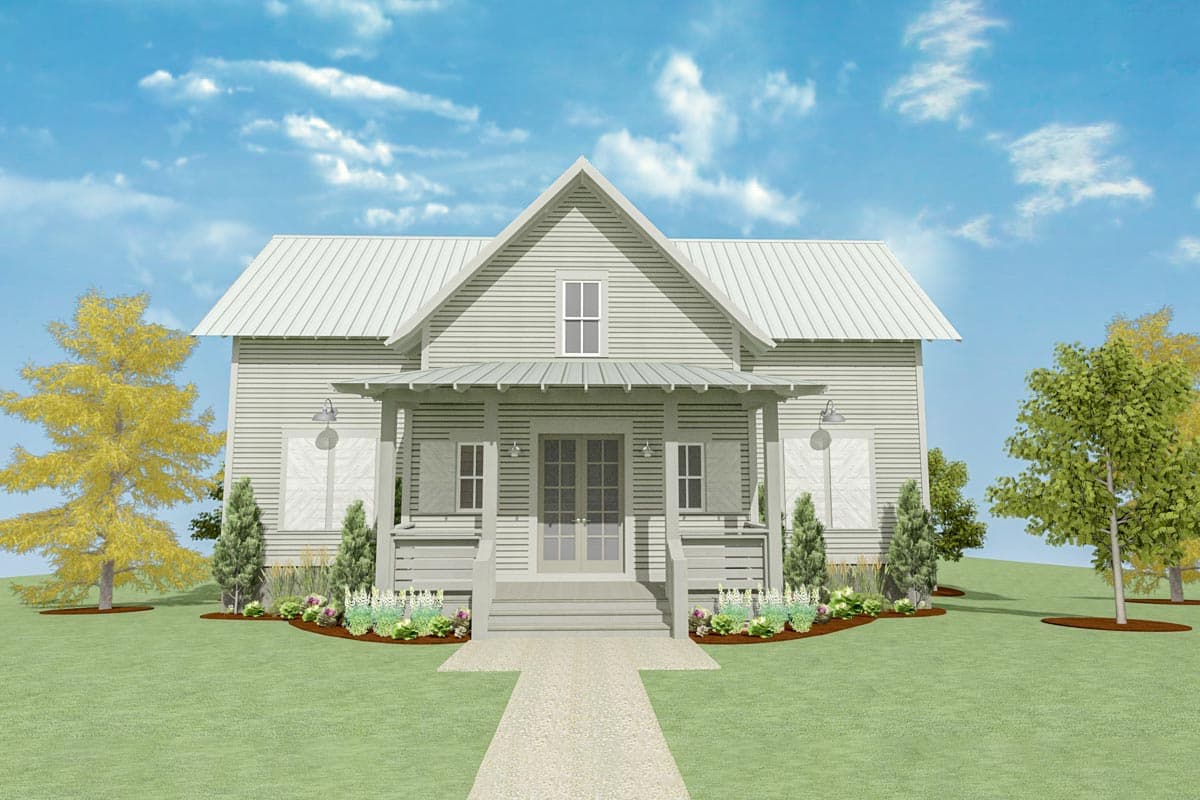 Plan 130006LLS: Cheerful Farmhouse House Plan - Image #43 - Country, Modern Farmhouse, New American, Southern, Traditional, Vacation