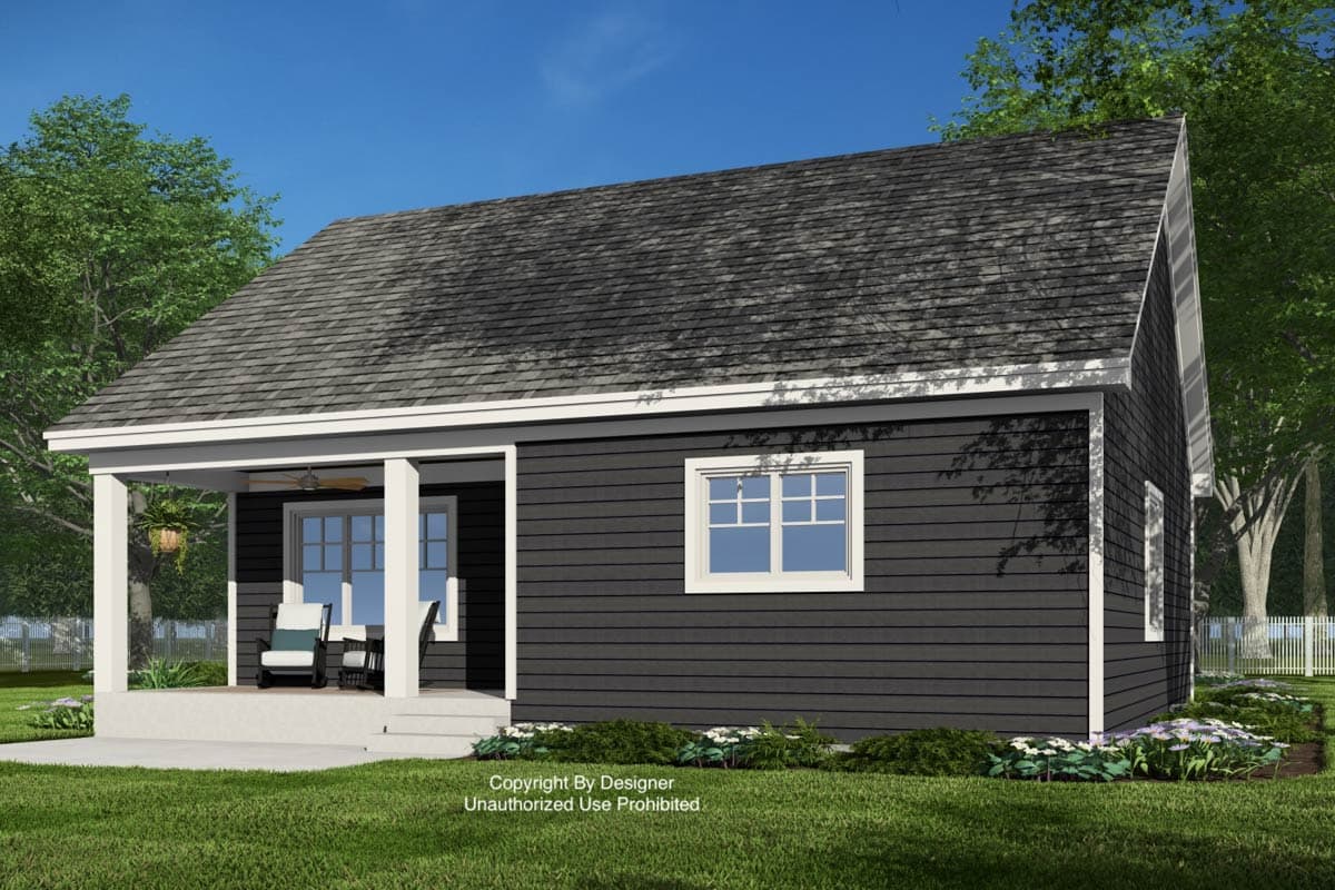 Plan 14977RK: Single-Story Traditional House Plan with Clustered Bedrooms Under 1500 Sq Ft - Image #14 - Ranch, Traditional