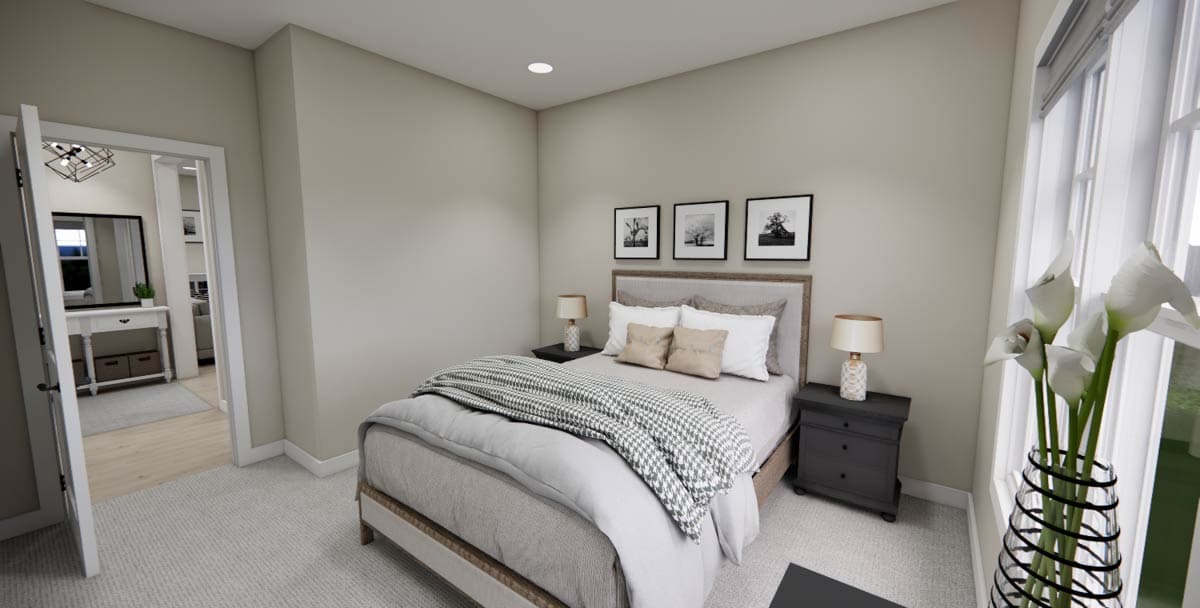 Plan 14977RK: Single-Story Traditional House Plan with Clustered Bedrooms Under 1500 Sq Ft - Image #16 - Ranch, Traditional