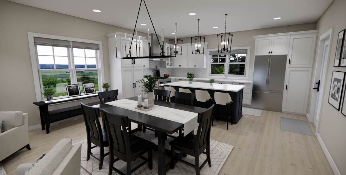 Plan 14977RK: Single-Story Traditional House Plan with Clustered Bedrooms Under 1500 Sq Ft - Image #22 - Ranch, Traditional