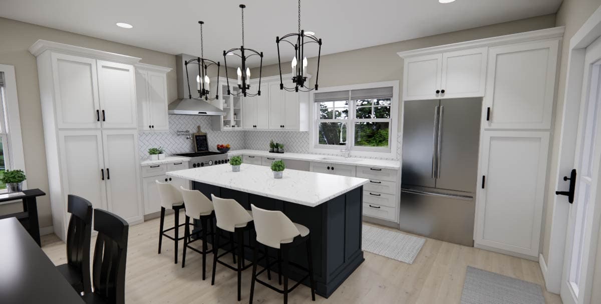 Plan 14977RK: Single-Story Traditional House Plan with Clustered Bedrooms Under 1500 Sq Ft - Image #21 - Ranch, Traditional