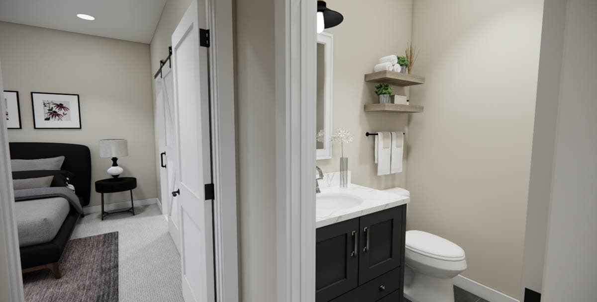 Plan 14977RK: Single-Story Traditional House Plan with Clustered Bedrooms Under 1500 Sq Ft - Image #30 - Ranch, Traditional