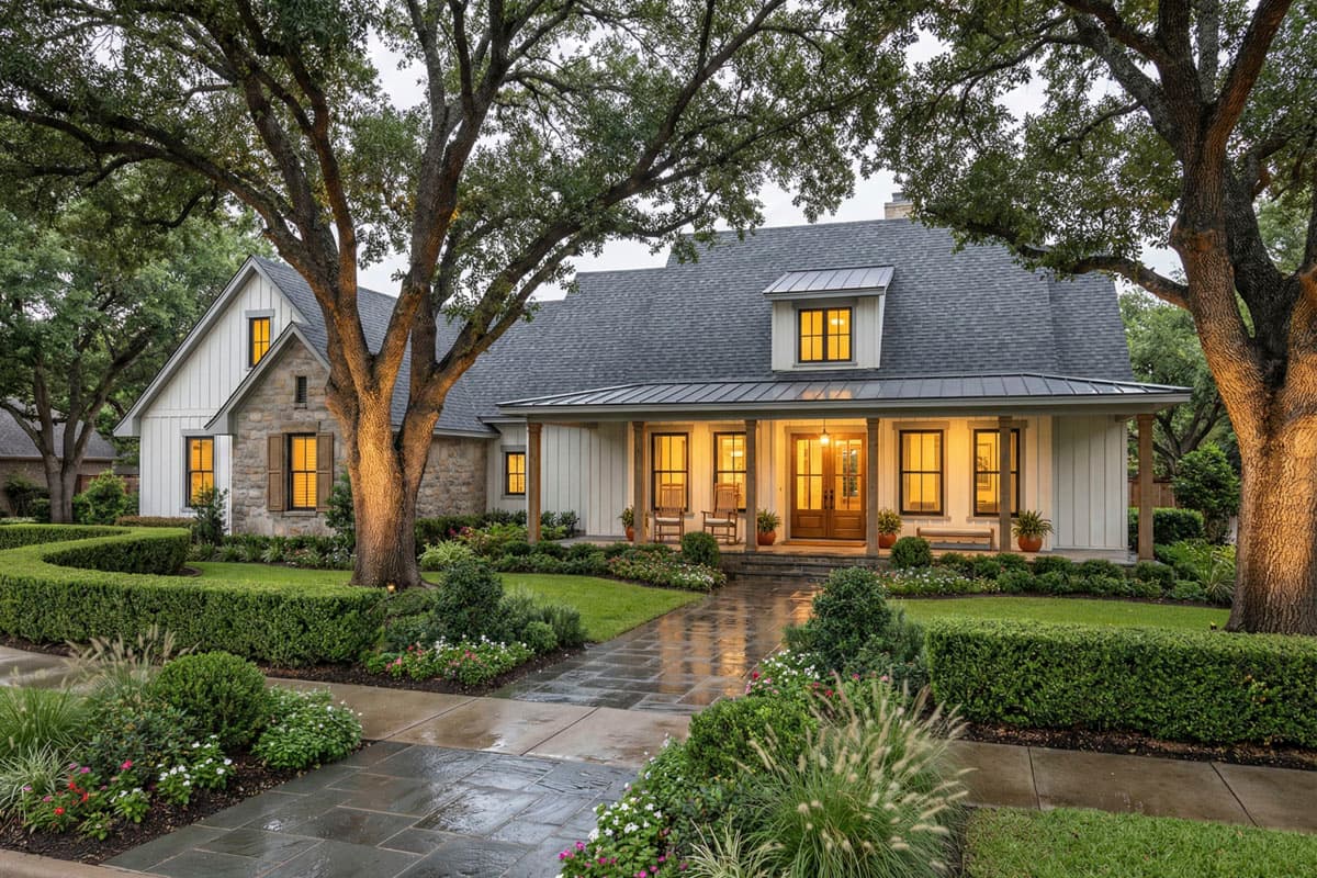 Plan 16935WG: Modern Farmhouse Plan with Outdoor Kitchen and Living Area - 2093 Sq Ft - Image #3 - Country, Farmhouse, Modern Farmhouse