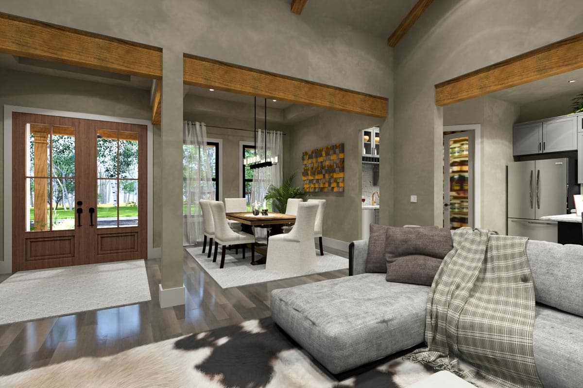 Plan 16935WG: Modern Farmhouse Plan with Outdoor Kitchen and Living Area - 2093 Sq Ft - Image #22 - Country, Farmhouse, Modern Farmhouse