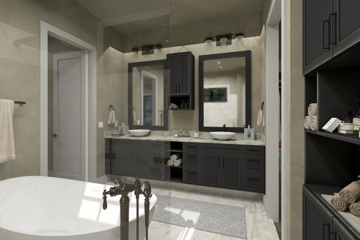 Plan 16935WG: Modern Farmhouse Plan with Outdoor Kitchen and Living Area - 2093 Sq Ft - Image #34 - Country, Farmhouse, Modern Farmhouse