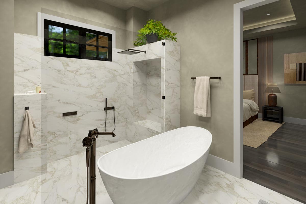 Plan 16935WG: Modern Farmhouse Plan with Outdoor Kitchen and Living Area - 2093 Sq Ft - Image #35 - Country, Farmhouse, Modern Farmhouse