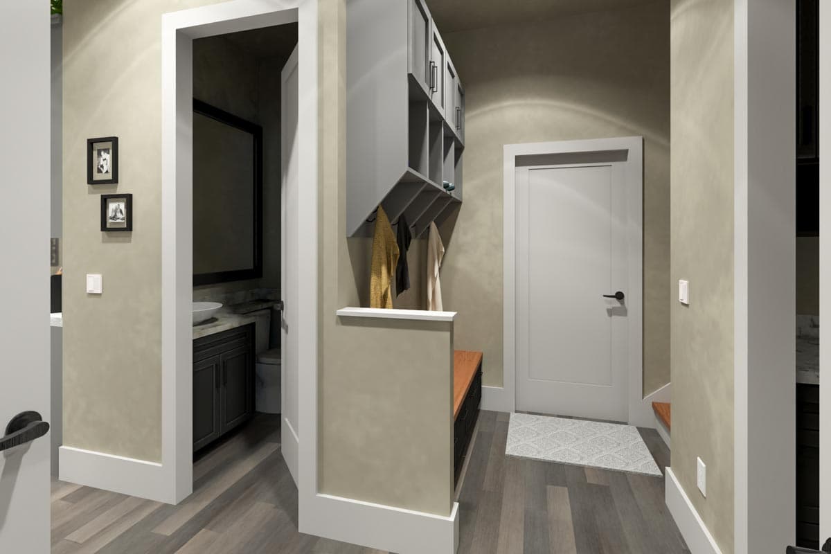 Plan 16935WG: Modern Farmhouse Plan with Outdoor Kitchen and Living Area - 2093 Sq Ft - Image #36 - Country, Farmhouse, Modern Farmhouse