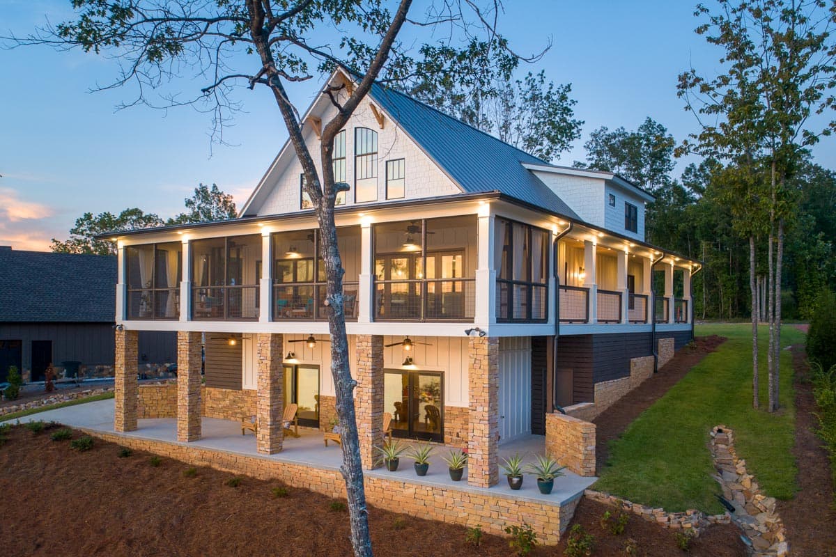 Plan 18302BE: Lake House Plan with 3-Sided Wraparound Porch - 2488 Sq Ft - Image #3 - Country, Craftsman, New American, Traditional, Vacation