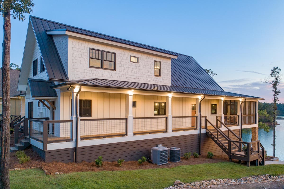 Plan 18302BE: Lake House Plan with 3-Sided Wraparound Porch - 2488 Sq Ft - Image #6 - Country, Craftsman, New American, Traditional, Vacation