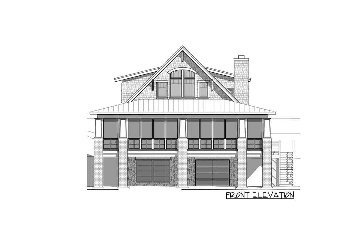 Plan 18302BE: Lake House Plan with 3-Sided Wraparound Porch - 2488 Sq Ft - Image #69 - Country, Craftsman, New American, Traditional, Vacation