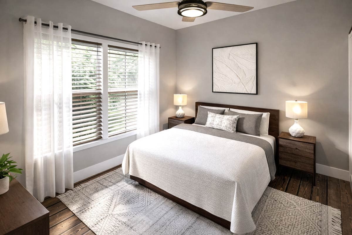 Plan 25077DH: Ranch Style Duplex House Plan with Six Bedrooms and Twin Garages - Image #13 - Country, Ranch, Southern, Traditional