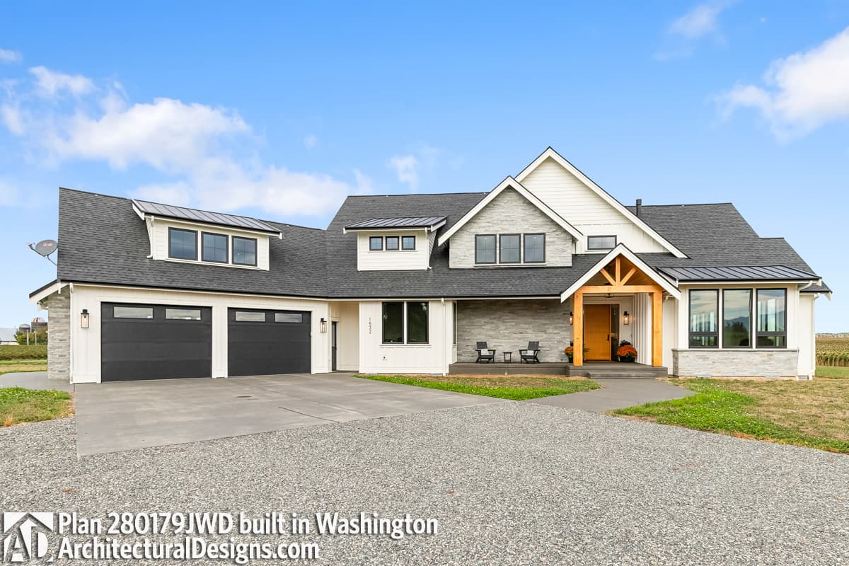 build gallery item - New American Craftsman House Plan 280179JWD Comes to Life in Washington