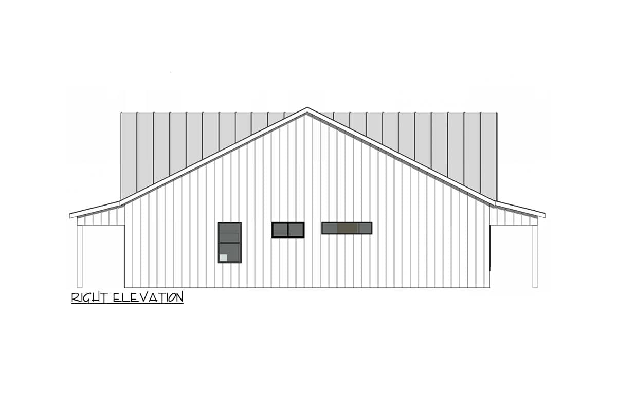 Plan 421000WNT: Modern Farmhouse House Plan with Vaulted Ceilings and Flex Room - Image #5 - Cottage, Farmhouse, Modern Farmhouse
