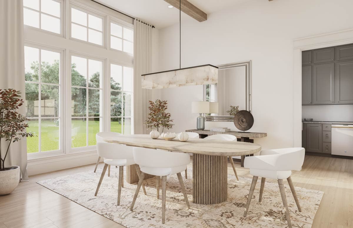 Plan 52024HZ: Grand Modern Farmhouse House Plan with Split Bedrooms and Outdoor Kitchen - Image #10 - Modern Farmhouse, Traditional, Transitional