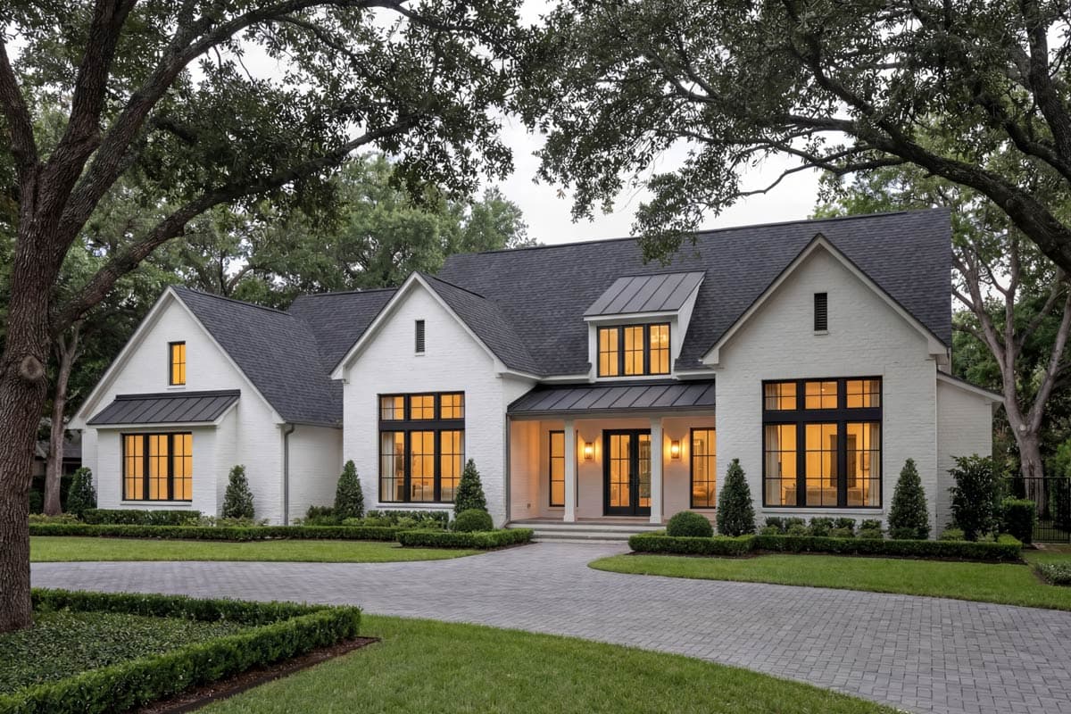 Plan 52024HZ: Grand Modern Farmhouse House Plan with Split Bedrooms and Outdoor Kitchen - Image #7 - Modern Farmhouse, Traditional, Transitional