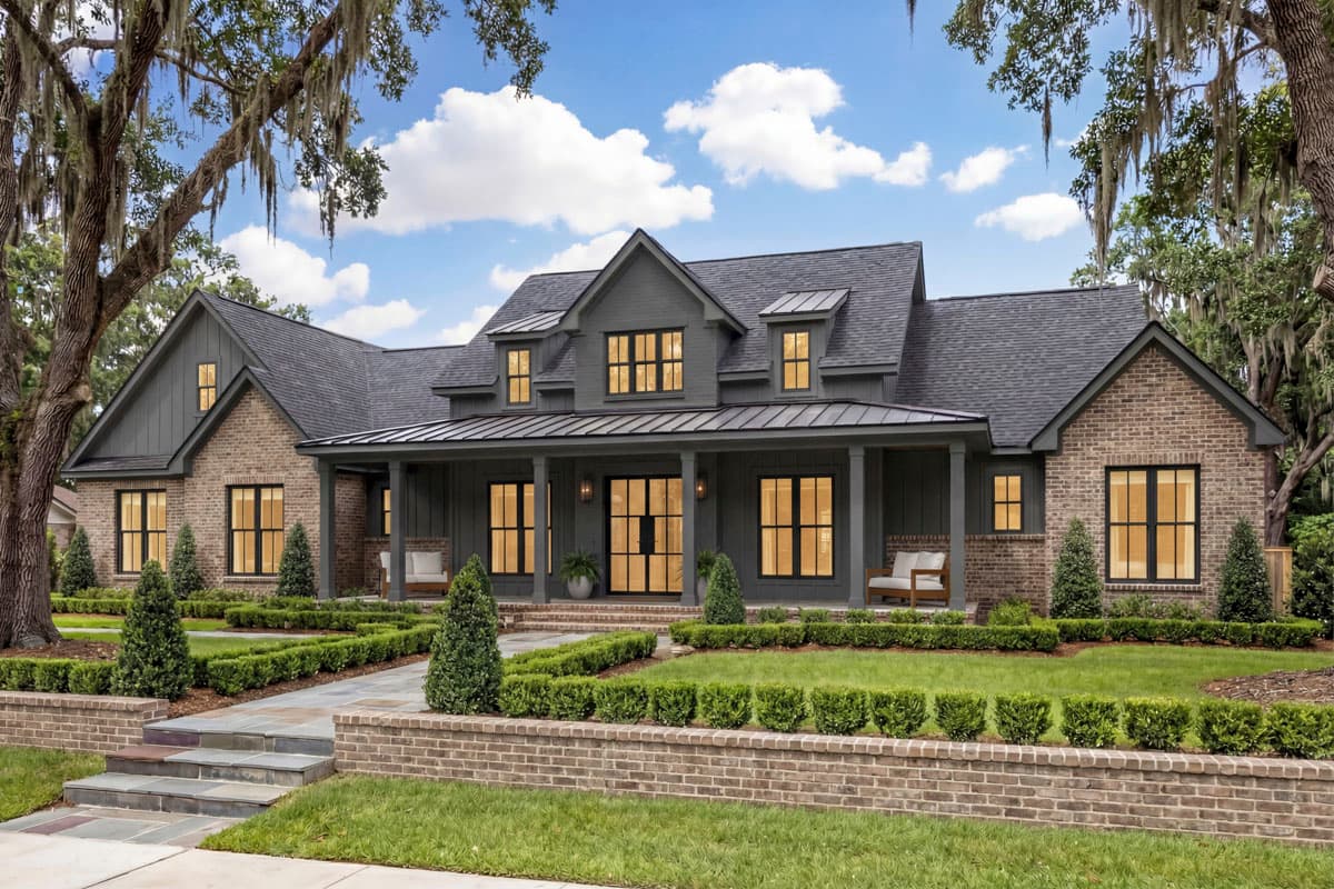 Plan 52030HZ: Modern Farmhouse House Plan with Split Bedrooms and Home Office - Image #8 - Farmhouse, Modern Farmhouse, Transitional