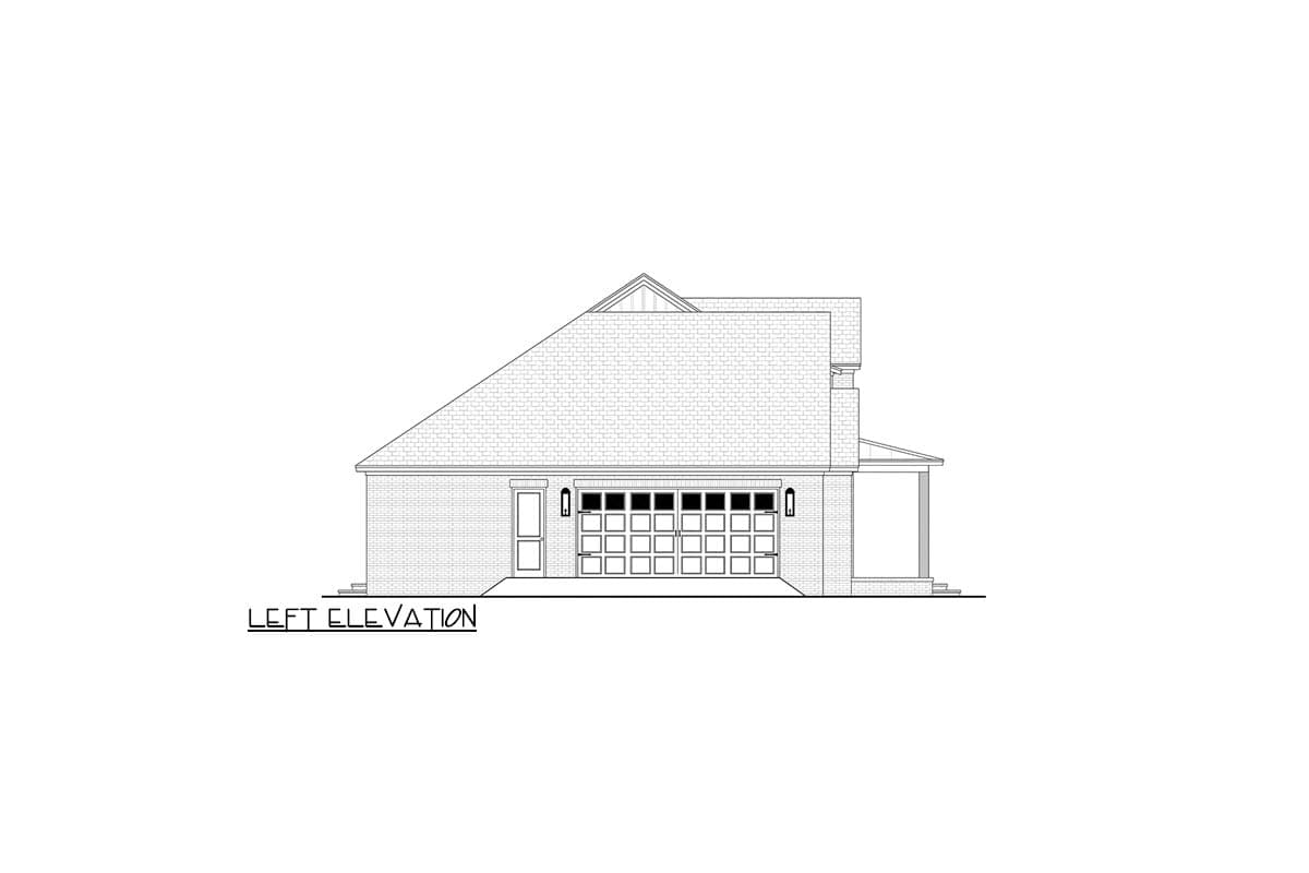 Plan 52030HZ: Modern Farmhouse House Plan with Split Bedrooms and Home Office - Image #10 - Farmhouse, Modern Farmhouse, Transitional