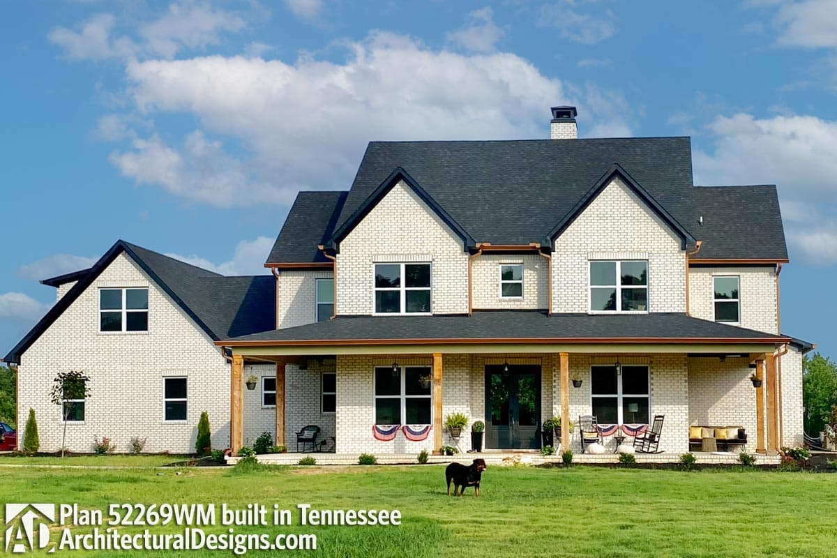 build gallery item - Farmhouse Plan 52269WM Comes to Life in Tennessee, again!