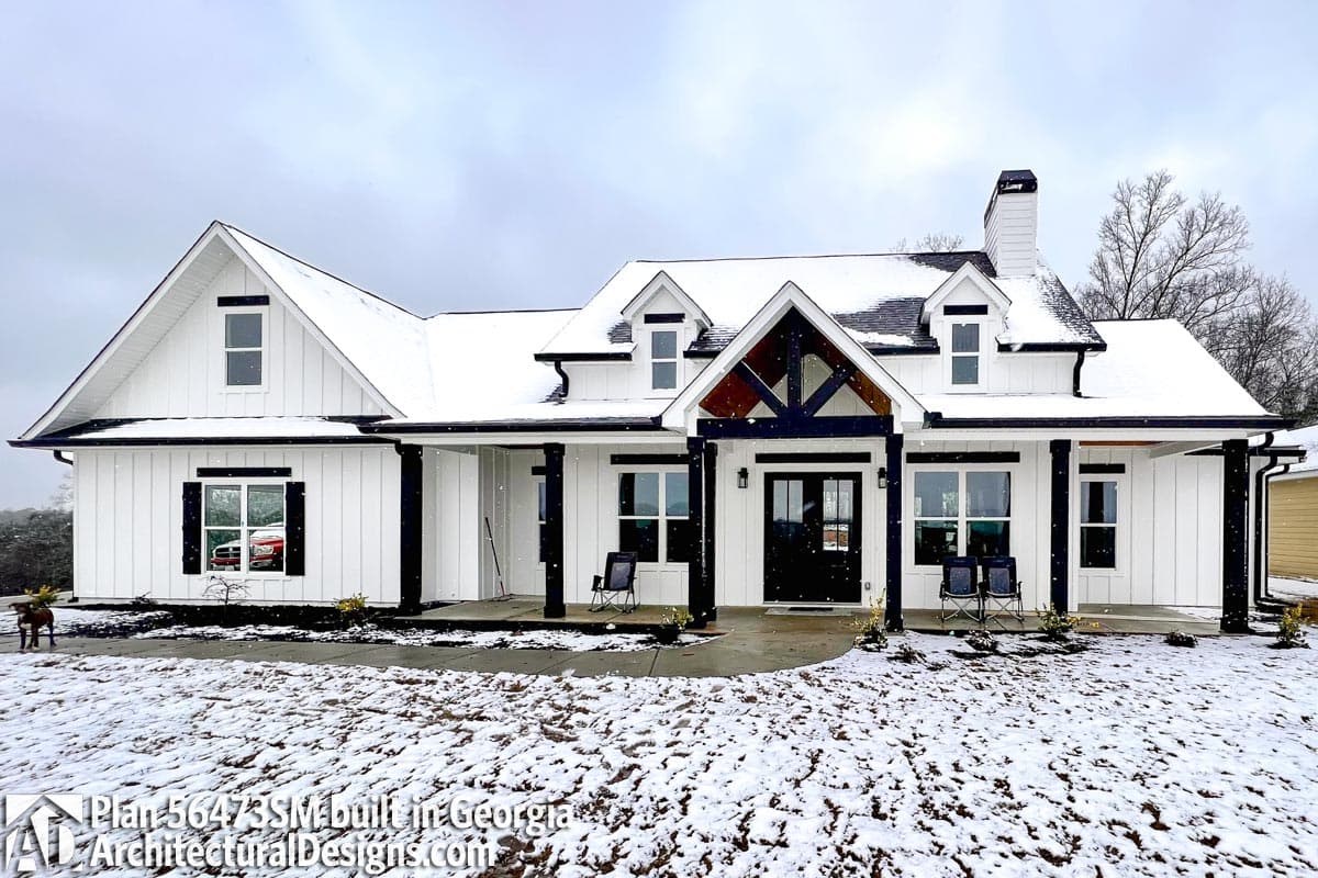 build gallery item - House Plan 56473SM Comes to Life in Georgia