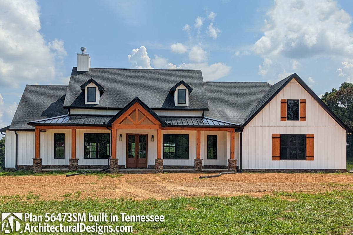 build gallery item - House Plan 56473SM Comes to Life in Tennessee