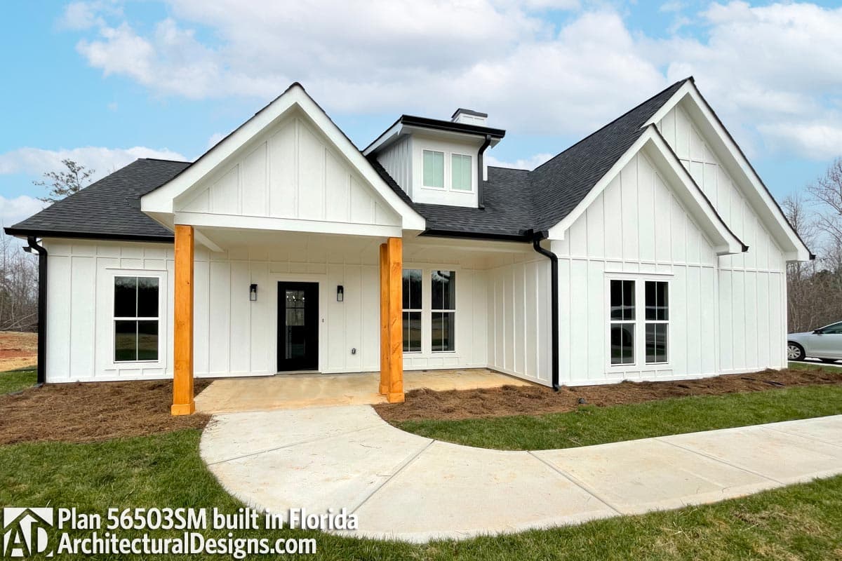 build gallery item - Modern Farmhouse Plan 56503SM Comes to Life in Florida
