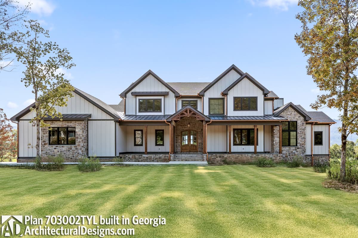 build gallery item - House Plan 703002TYL Comes to Life in Georgia