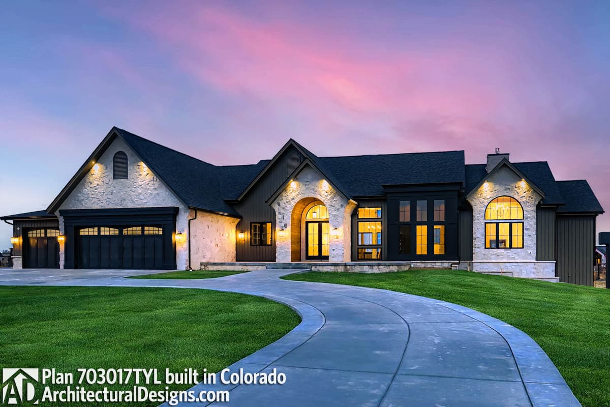 build gallery item - Transitional House Plan 703017TYL Comes to Life in Colorado!