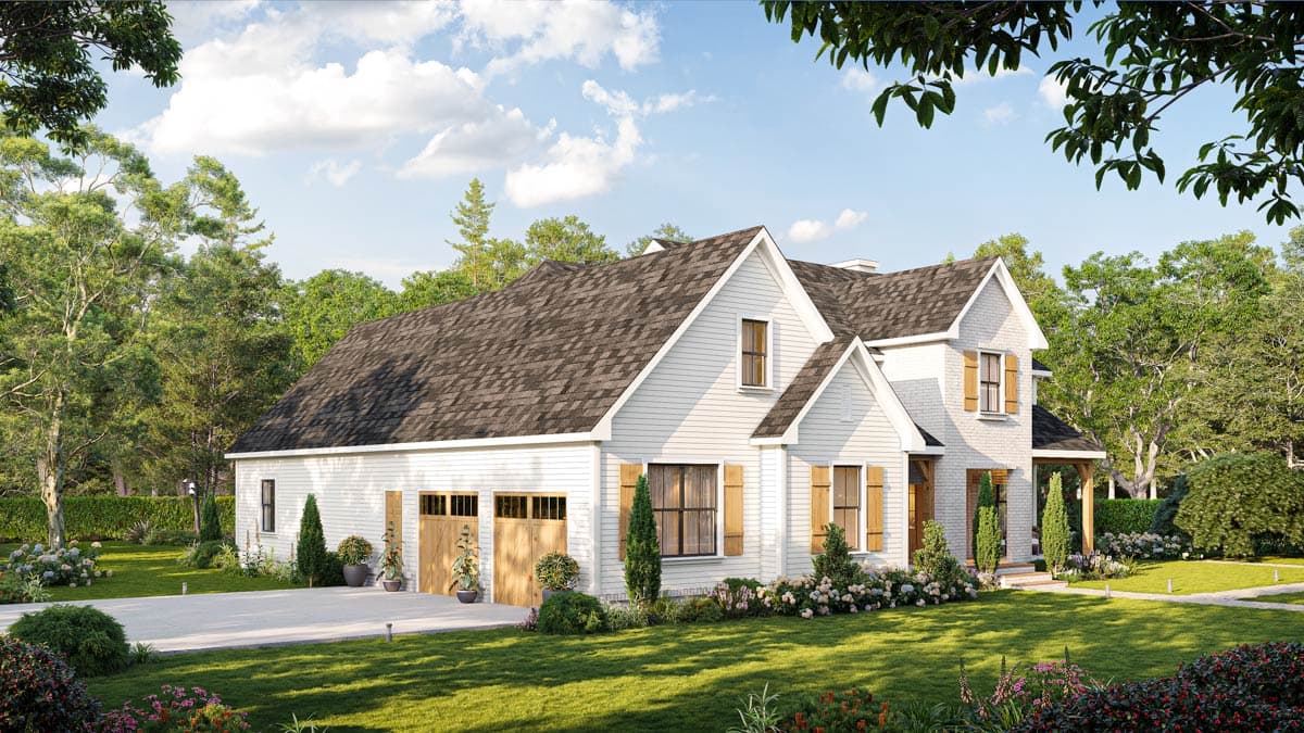 Plan 810051RBT: Four-Bed New American House Plan with Main Level Master Suite - Image #4 - Cottage, Country, New American, Southern, Traditional