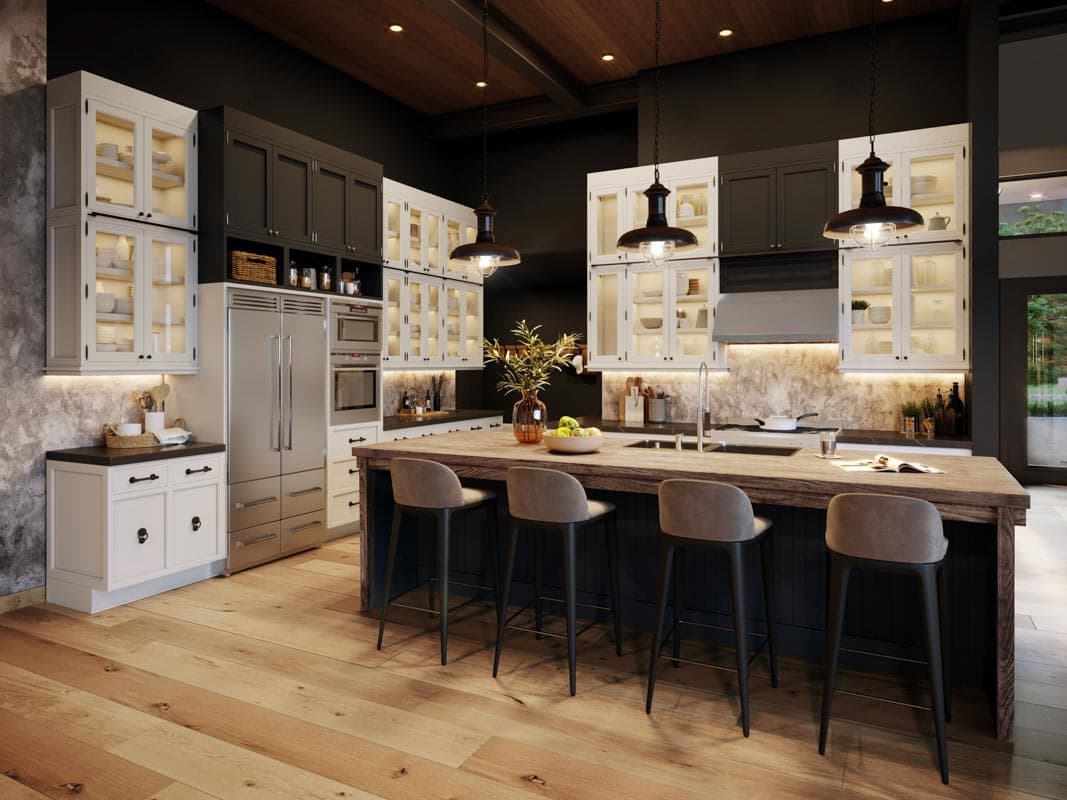 Plan 85373MS: 4-Bedroom Modern Prairie Style House Plan with Courtyard Concept - 3287 Sq Ft - Image #5 - Contemporary, Mid Century Modern, Modern, Mountain, Northwest, Prairie, Rustic