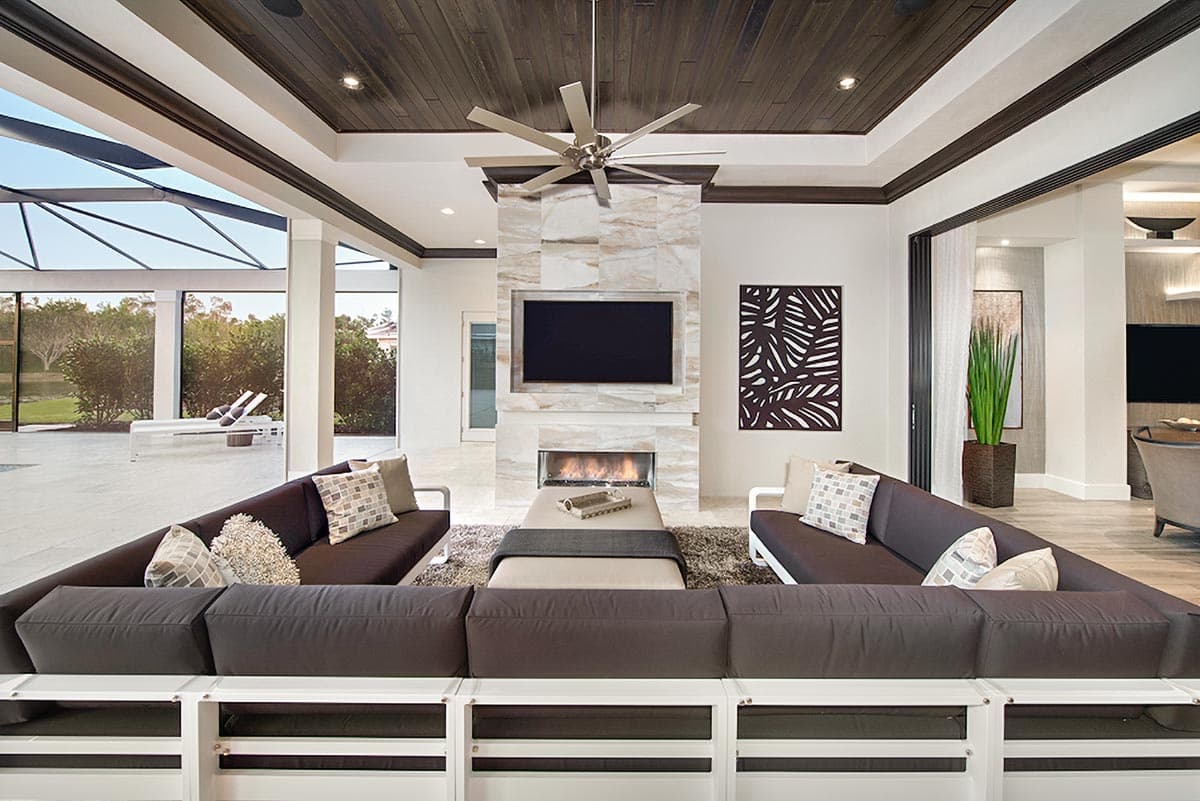 Plan 86053BW: Southern Contemporary House Plan with Outdoor Living In Back - 3382 Sq Ft - Image #9 - Coastal, Coastal Contemporary, Contemporary, European, Florida-Style, Mediterranean, Southern, Transitional