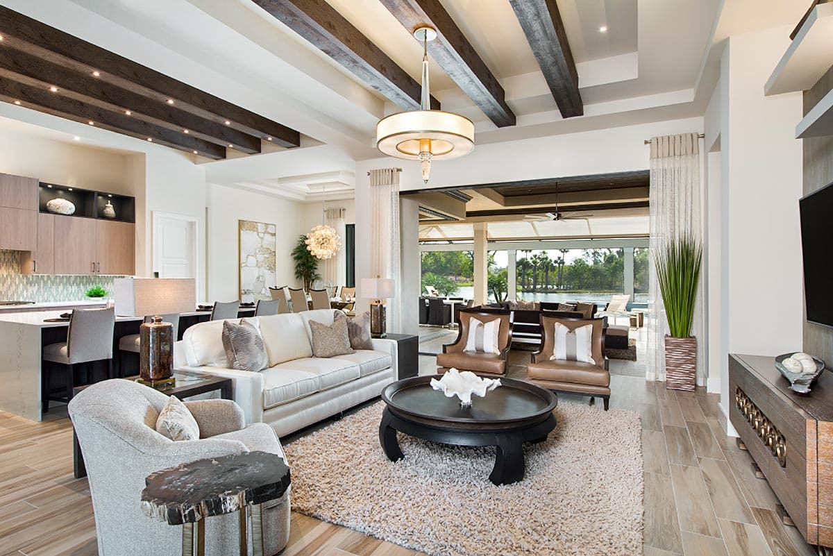 Plan 86053BW: Southern Contemporary House Plan with Outdoor Living In Back - 3382 Sq Ft - Image #6 - Coastal, Coastal Contemporary, Contemporary, European, Florida-Style, Mediterranean, Southern, Transitional