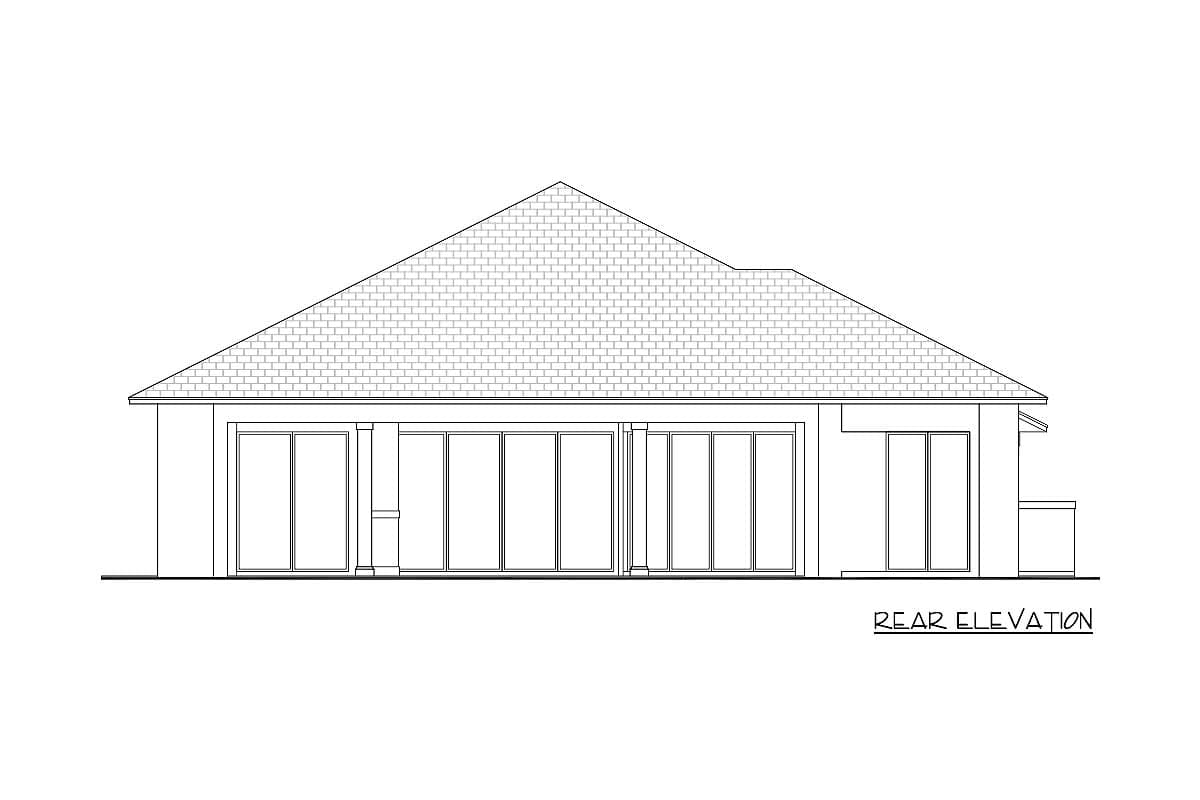 Plan 86053BW: Southern Contemporary House Plan with Outdoor Living In Back - 3382 Sq Ft - Image #24 - Coastal, Coastal Contemporary, Contemporary, European, Florida-Style, Mediterranean, Southern, Transitional